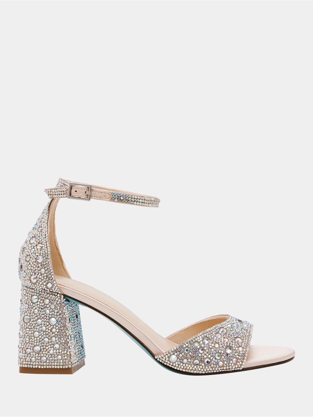Kami Rhinestone Block Heel
